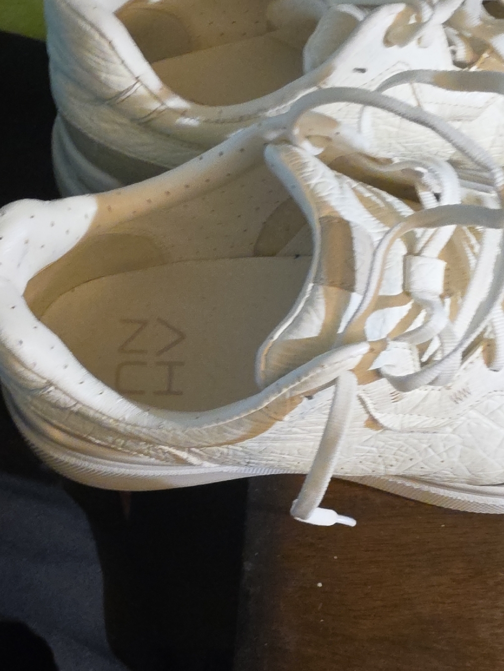 Ahnu Men's White Lace-Up Sneakers